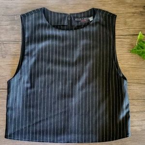 Workwear Crop Top  | Alice + Olivia | Small